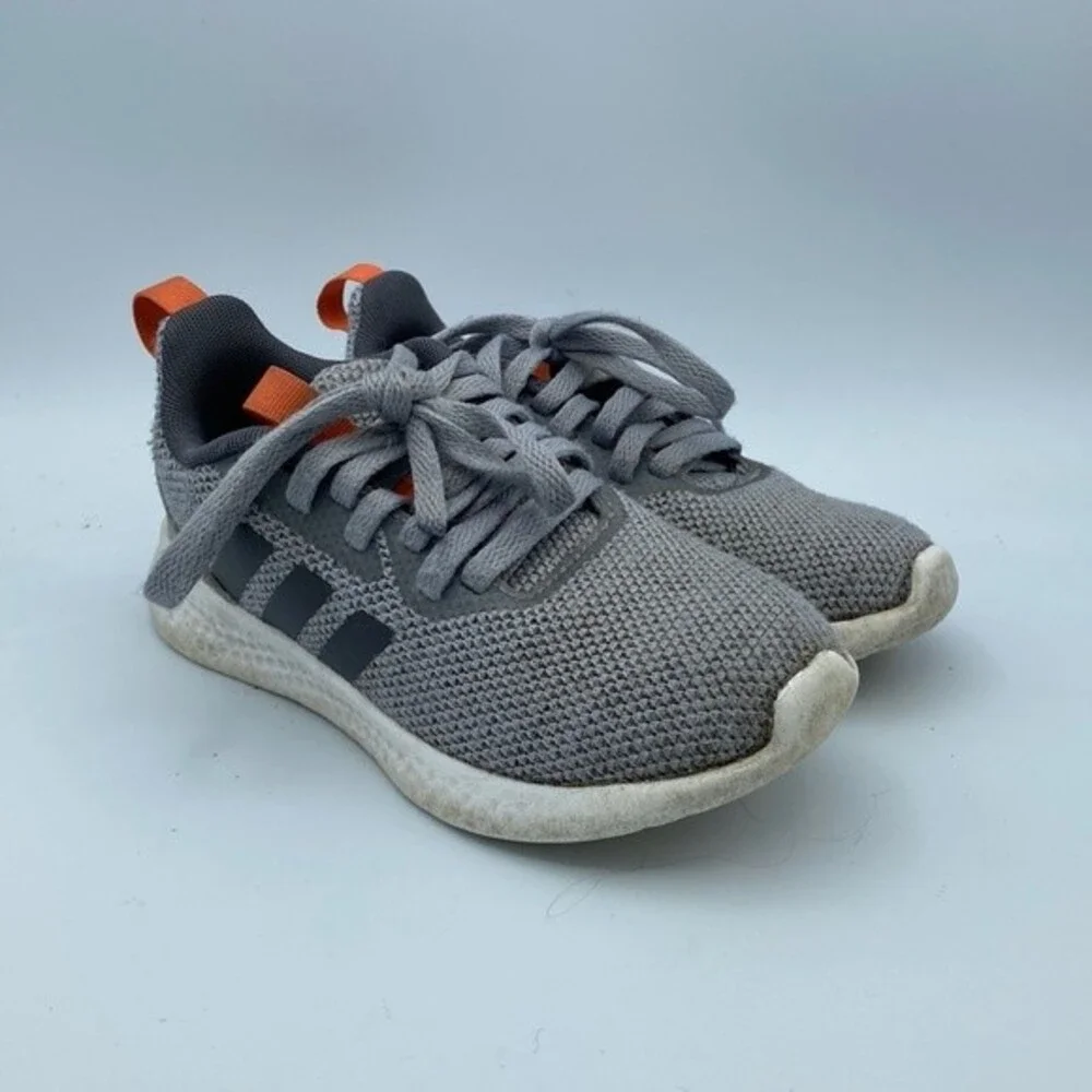 Adidas Sportswear Kids Puremotion Trainers Running Sneakers Shoes Gray Size 11K
